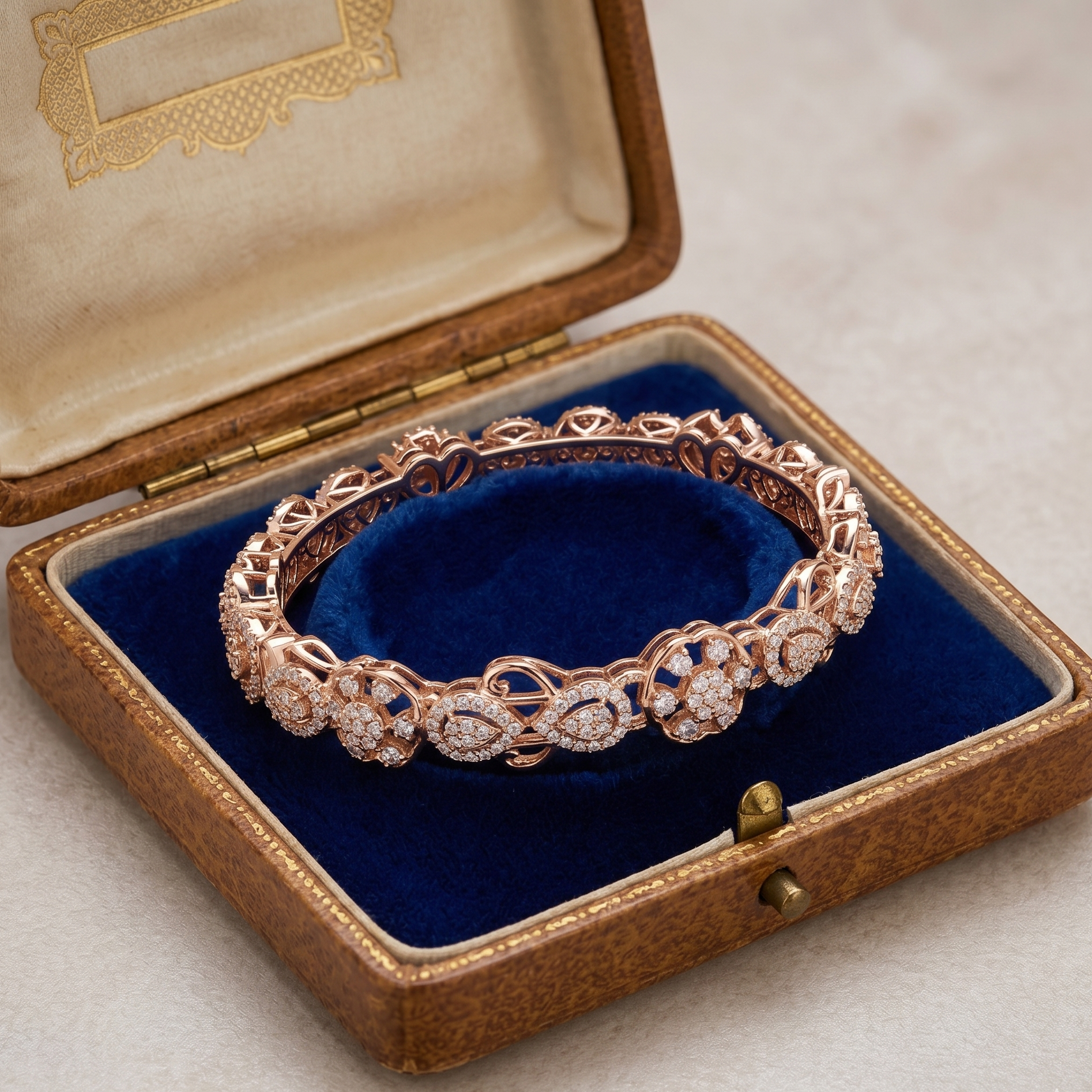 Chic Diamond Bangles - 3