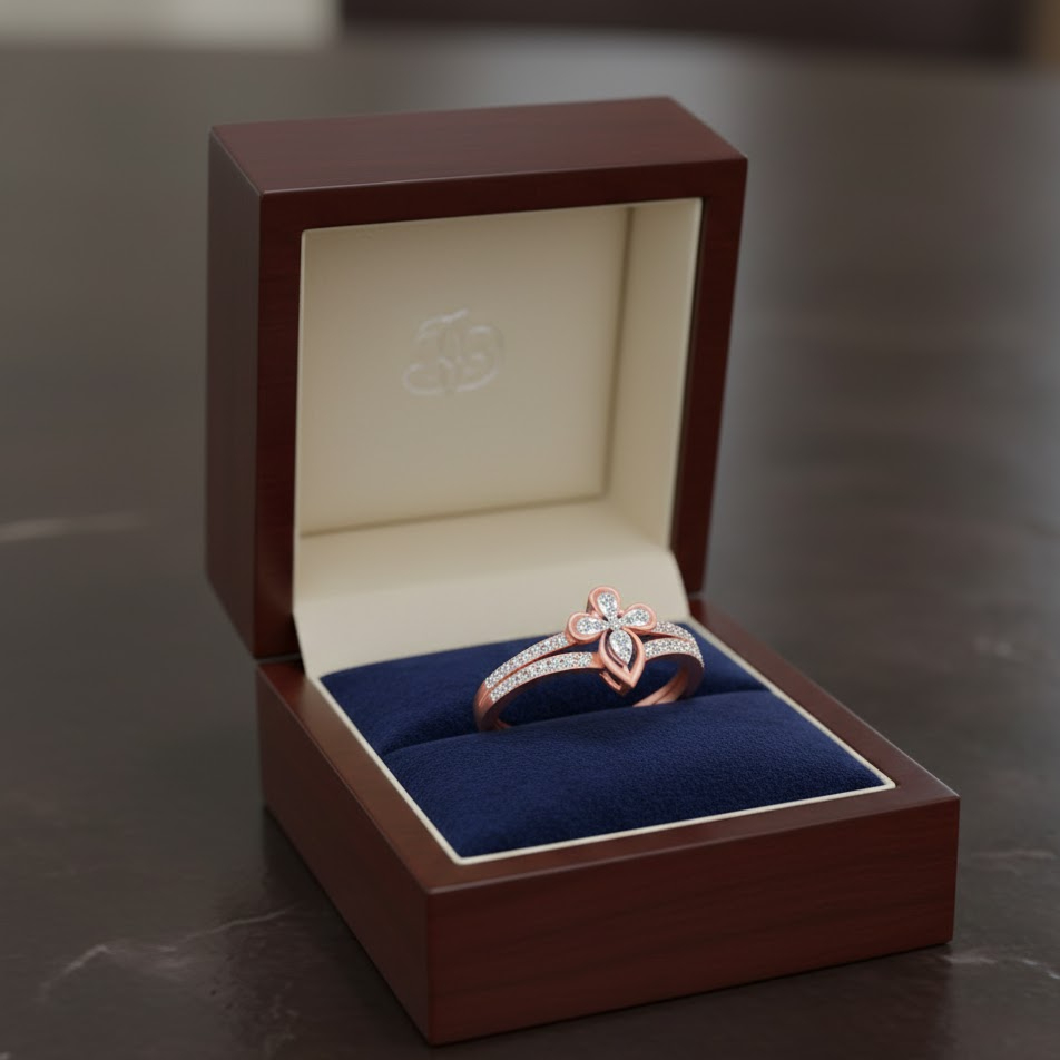 Luxe Brilliance Diamond Ladies Ring