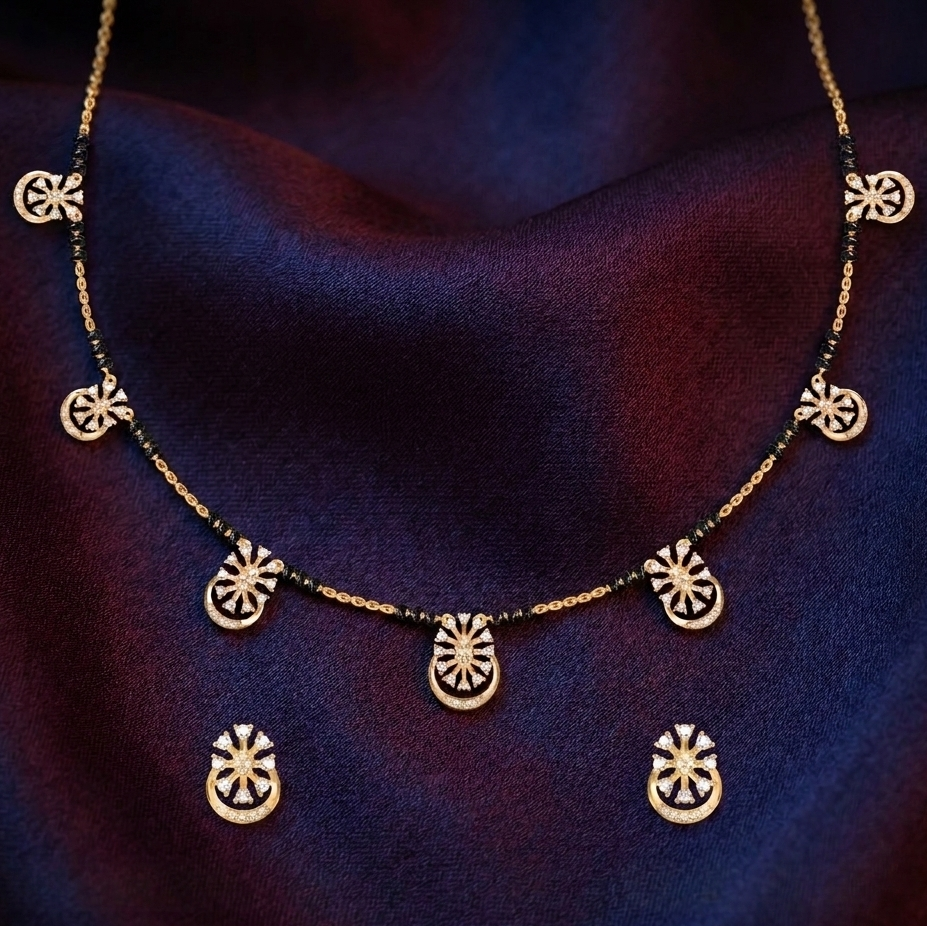 Royal Diamond Grace Necklace Set