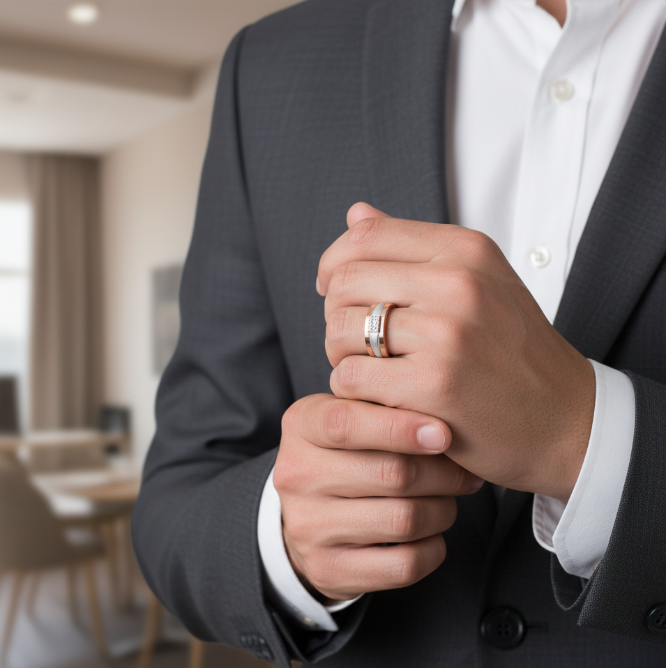 Premium Diamond Ring for Men
