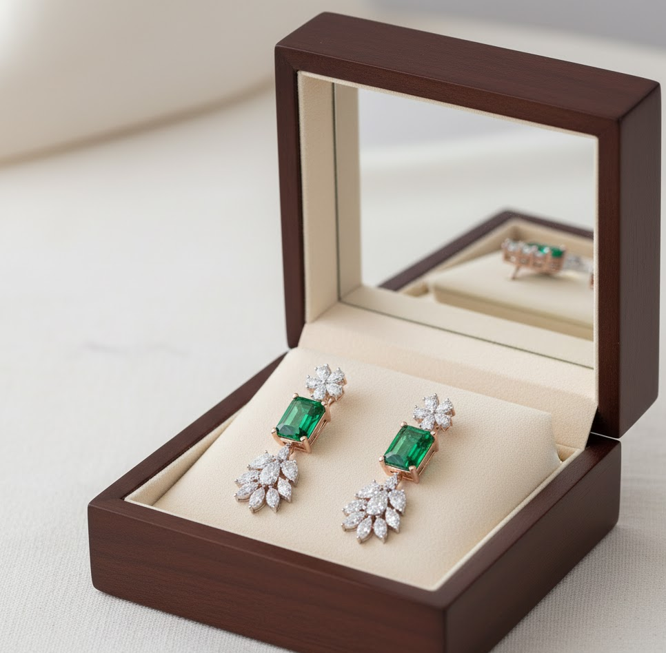 Classic Aura Diamond Dangler Earrings