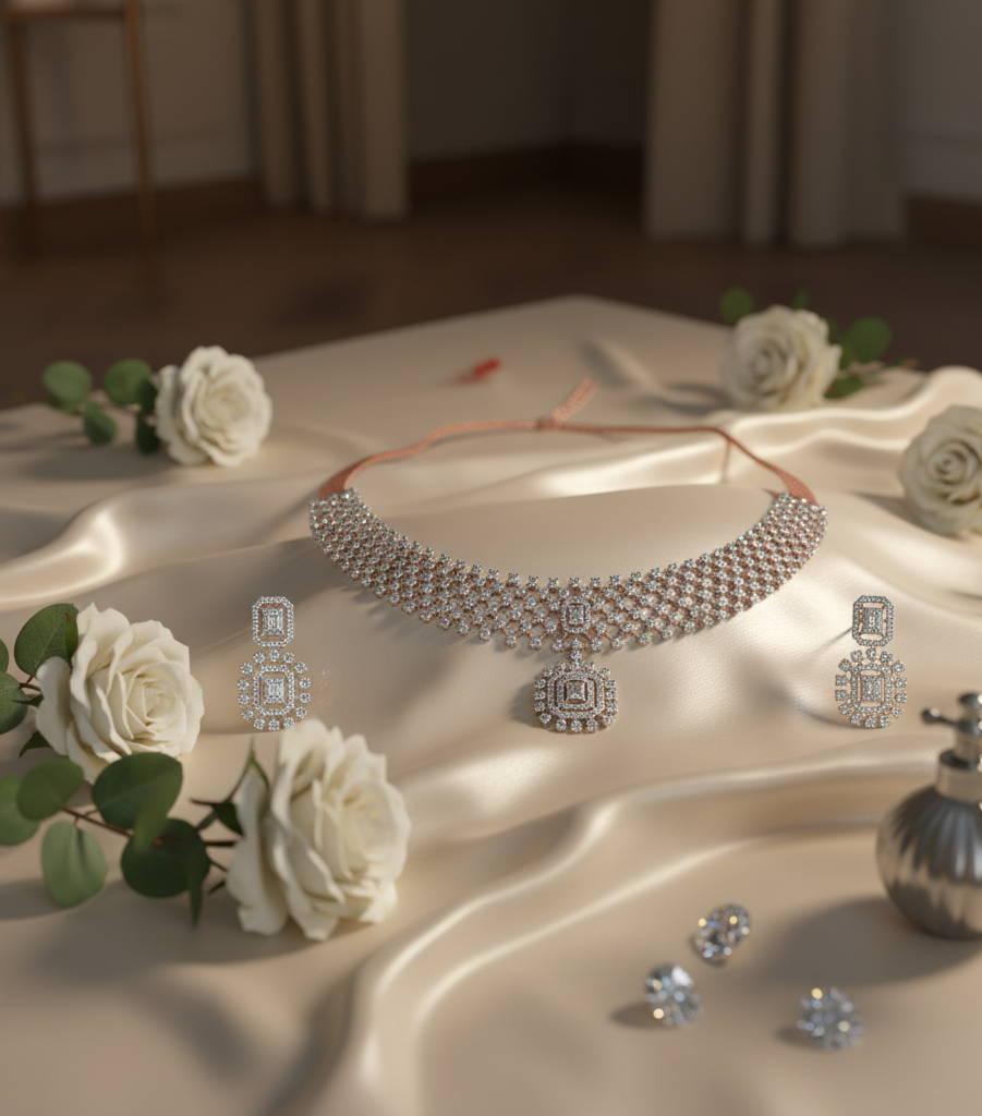 Diamond Bliss Necklace for Celebrations - 3