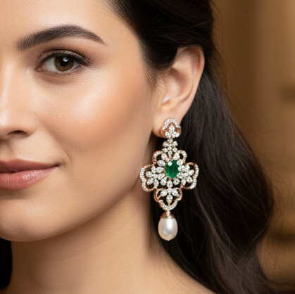 Brilliant Glow Diamond Dangle Earrings - 3