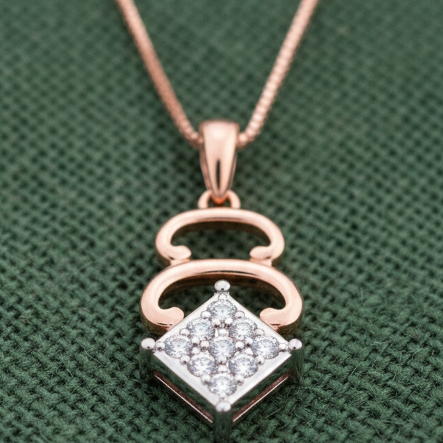 Grace Beam Diamond Pendant
