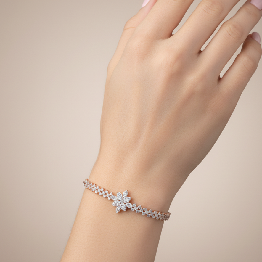 Twilight Stream Diamond Chain Bracelet