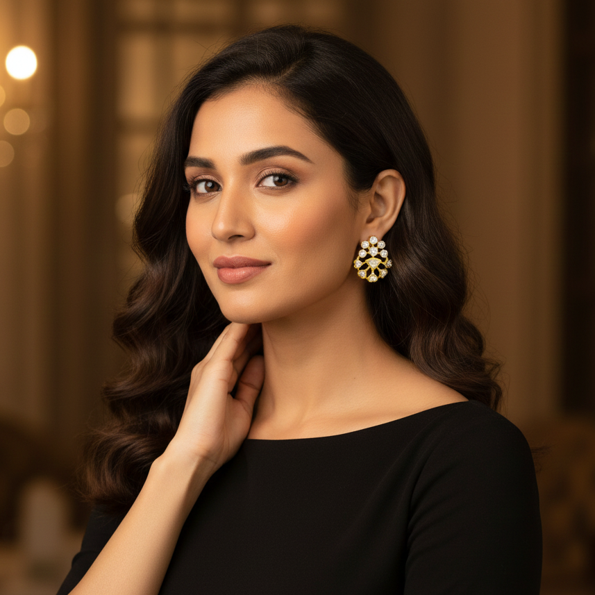 Refined Style Diamond Stud Earrings - 3
