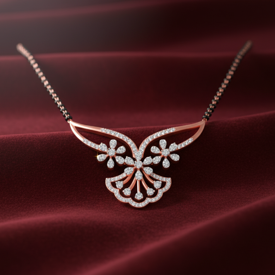 Charming Gold Diamond Tanmaniya for Women