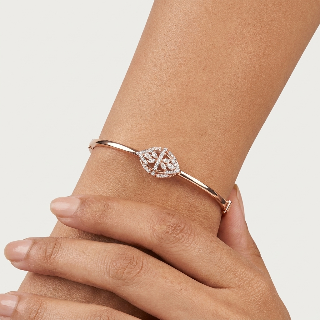 Diamond Open Bracelet