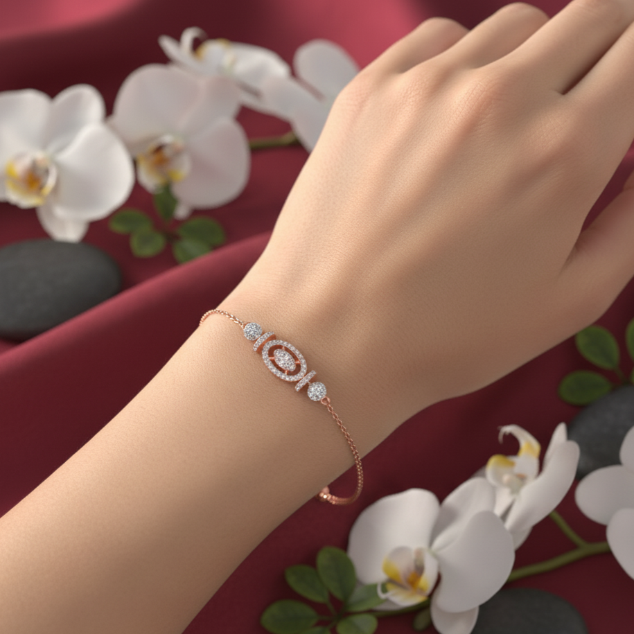 Twilight Glow Diamond Chain Bracelet - 3