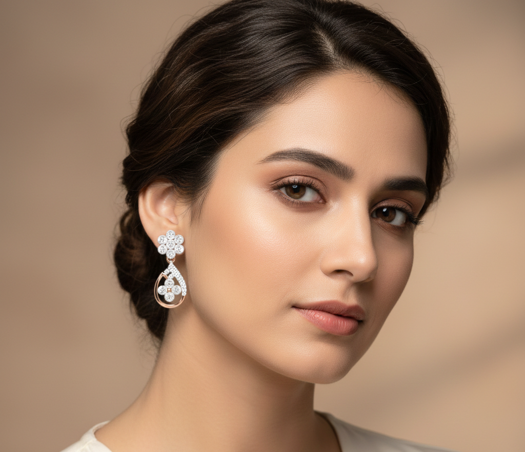 Estrella Spark Diamond Dangles
