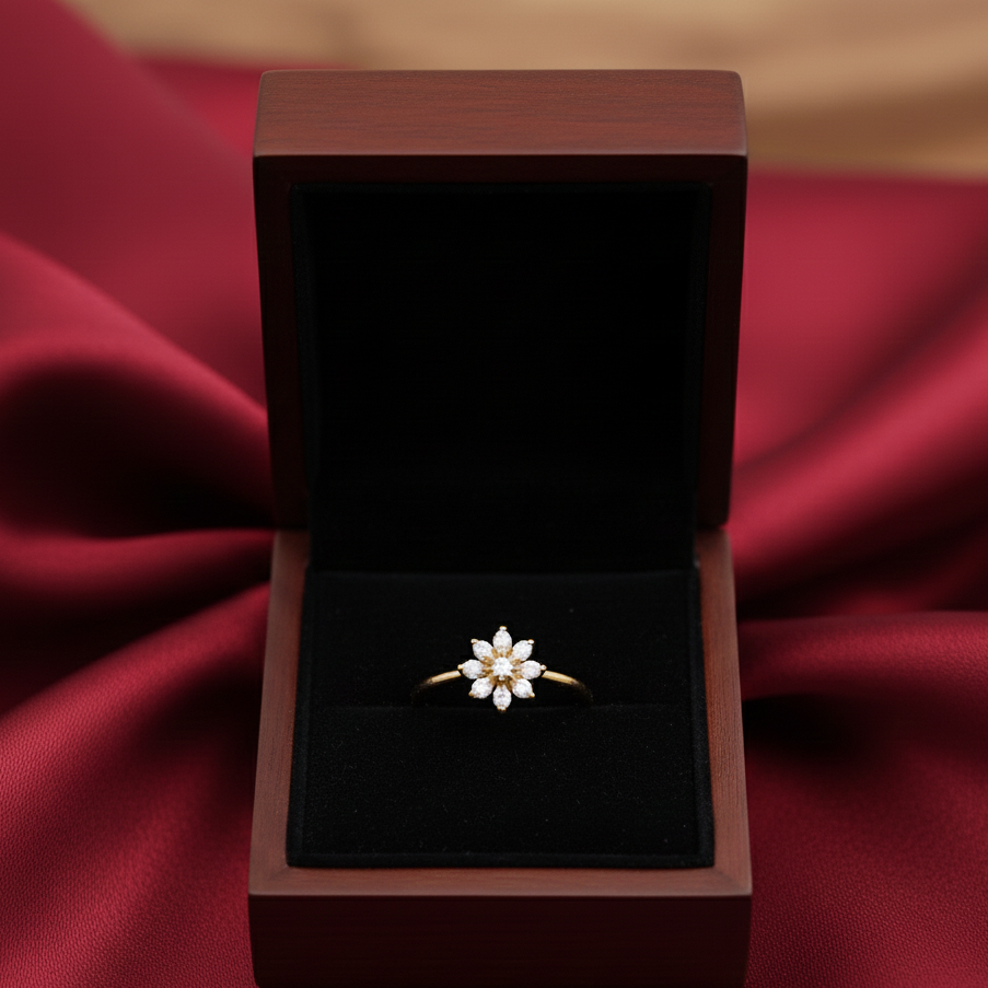 Queens Velvet Diamond Ring - 3