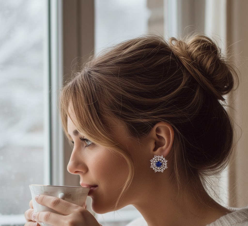 Elite Spark Diamond Stud Earrings