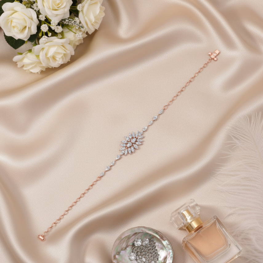 Celestial Line Diamond Chain Bracelet