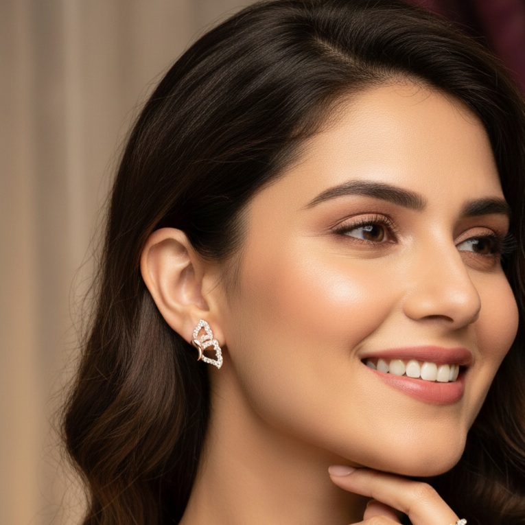 Pyralis Glow Diamond Dangler Earrings - 3