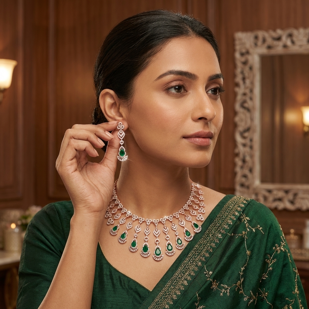 Premium Shine Wedding Diamond Set - 3