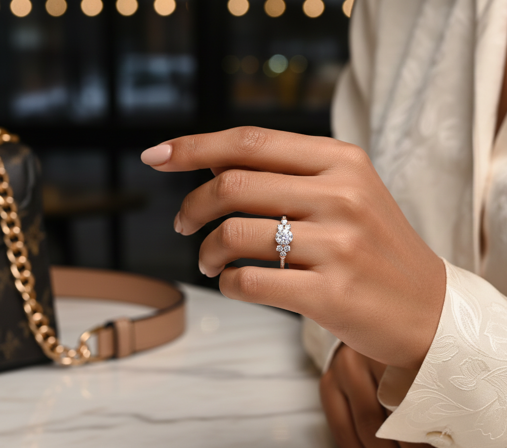 Imperial Bloom Diamond Ladies Ring - 3