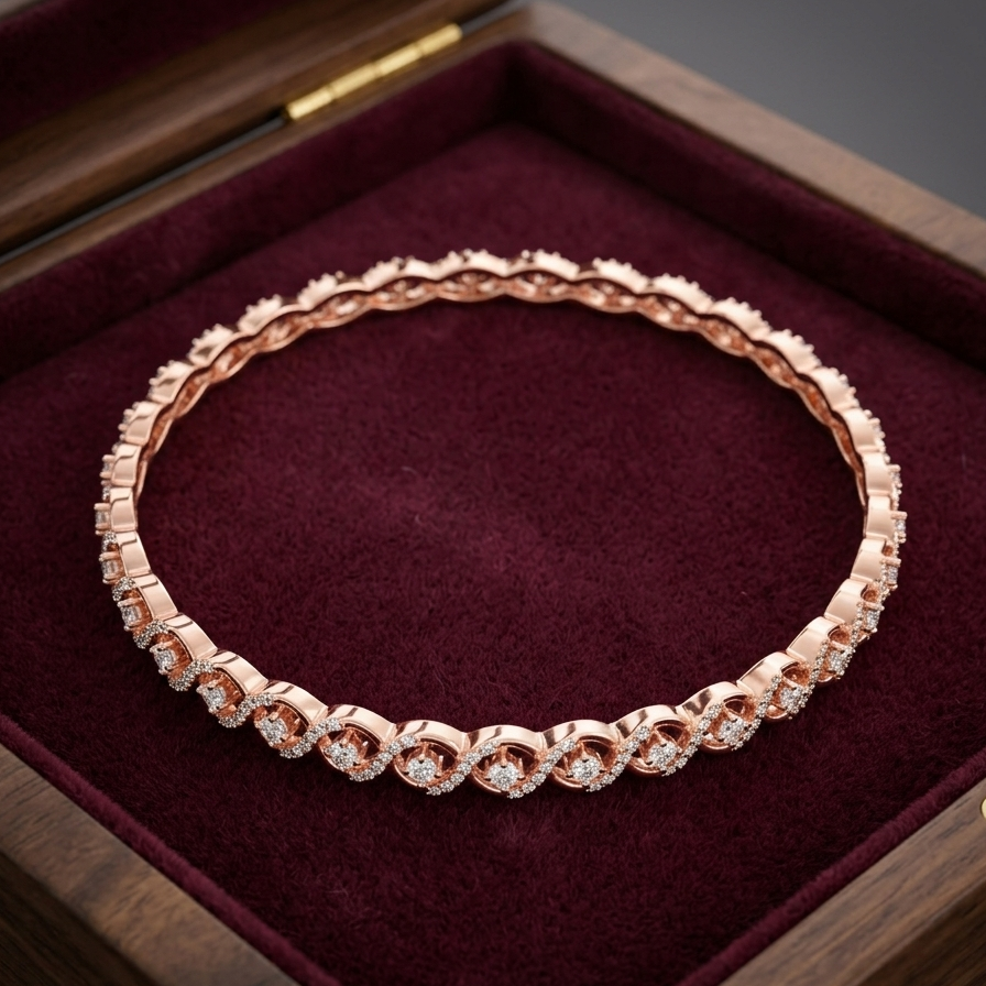 CZ Diamond Bangles