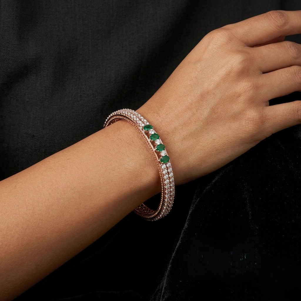 Glamour Glow Diamond Bangles