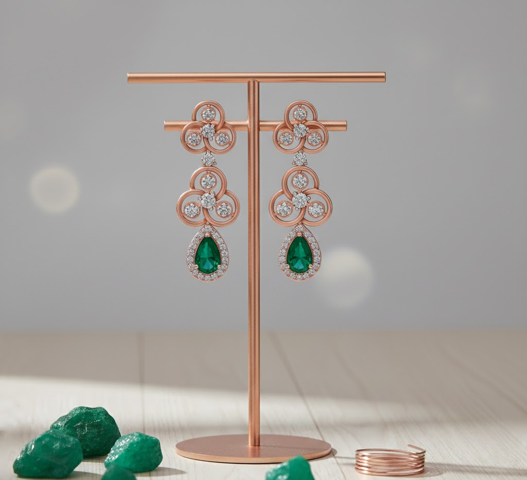 Charmline Diamond Dangler Earrings