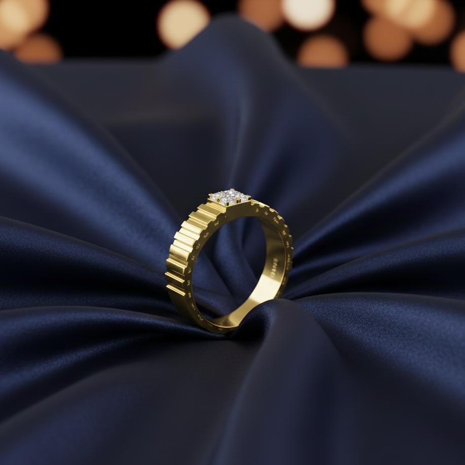 Luxe Gentleman Diamond Ring - 3
