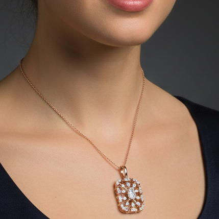 Royal Touch Diamond Pendant