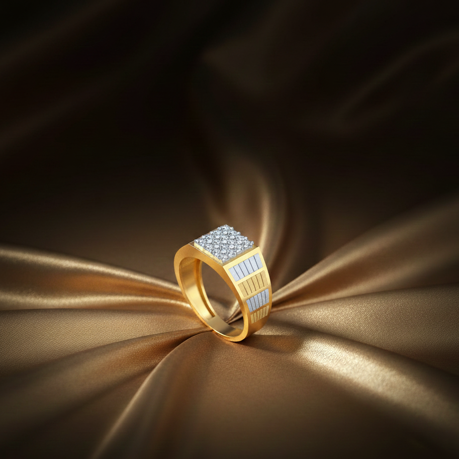 Opulent Royal Diamond Gents Ring - 3