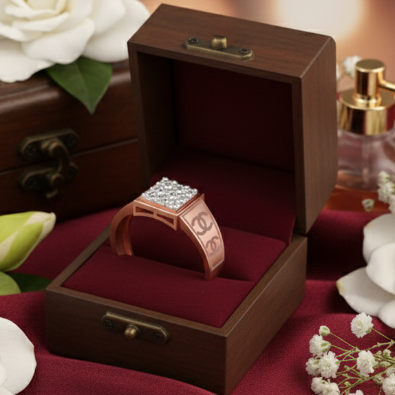 Monarch Edge Diamond Gents Ring - 3