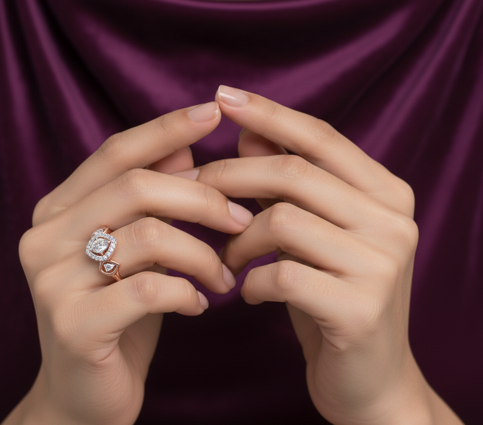 Crystal Bloom Diamond Ring - 3