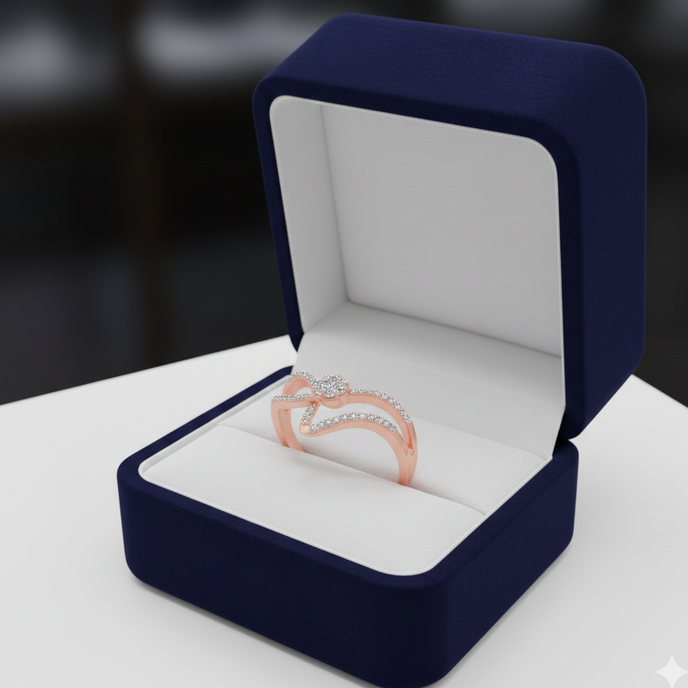Refined Glow Diamond Ladies Ring
