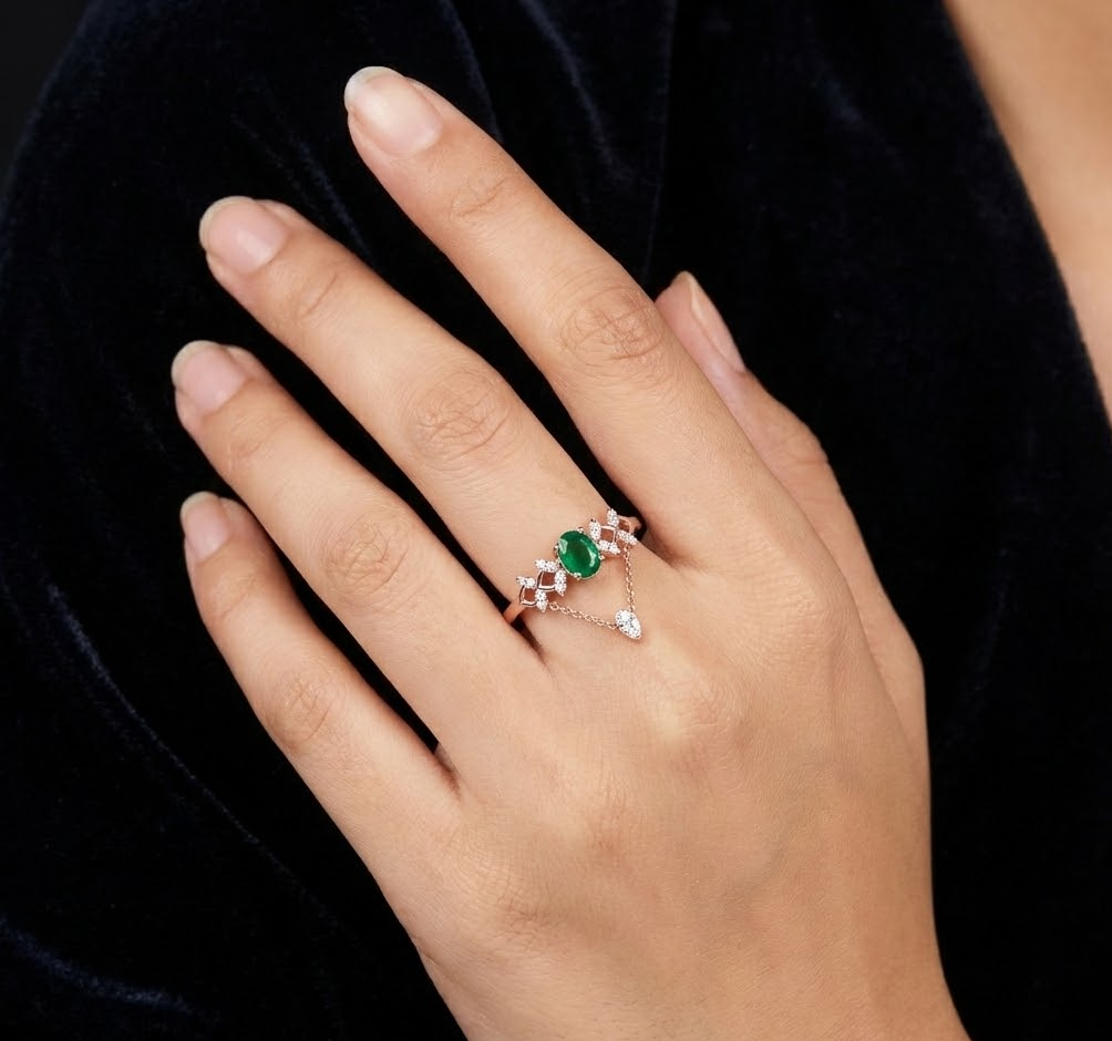 Diamond Crown Infinity Bloom Ring - 3