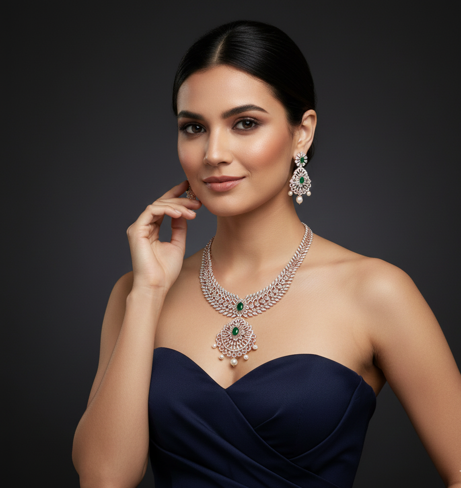 Classic Opulence Diamond Haram - 3