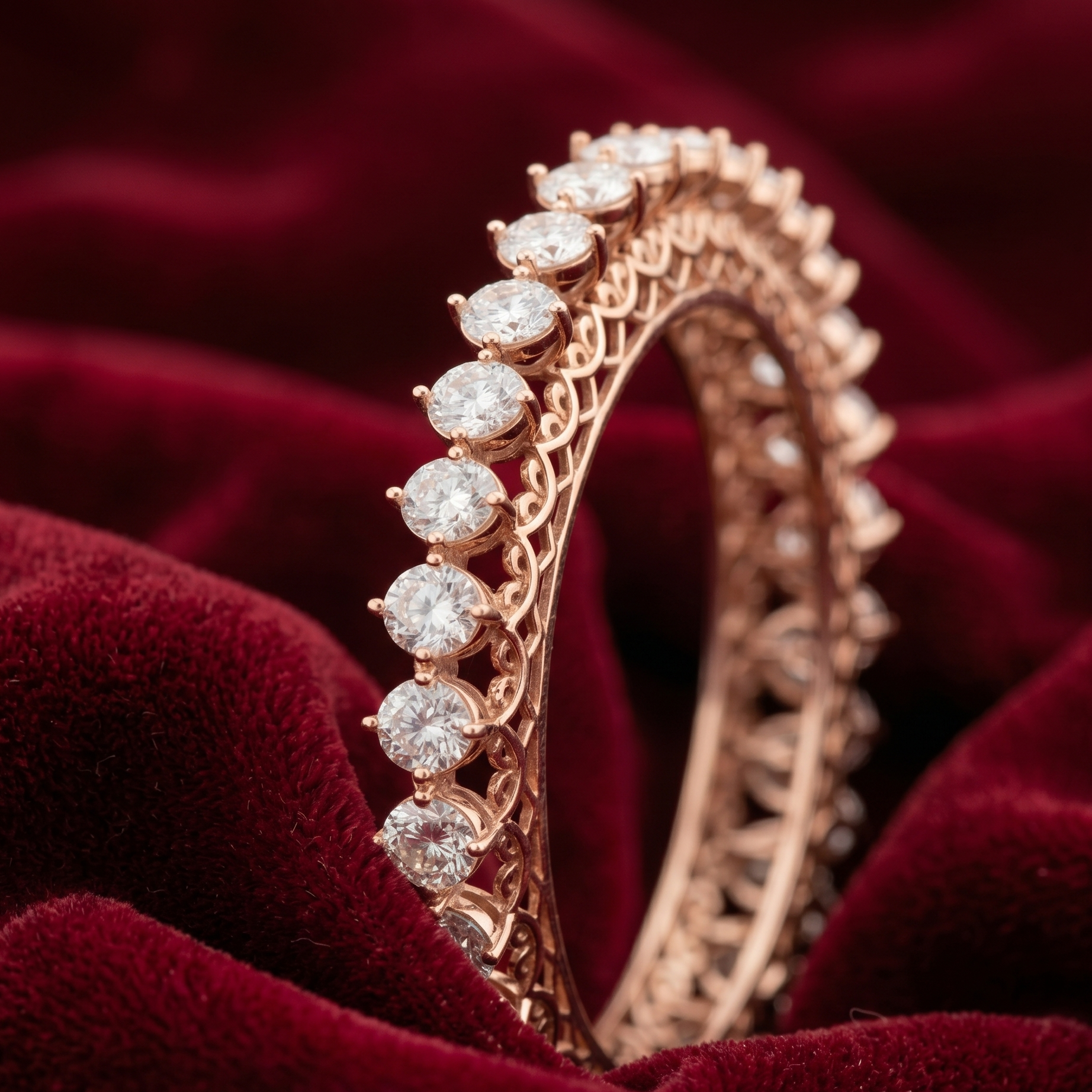 Diamond Spark Bangles - 3