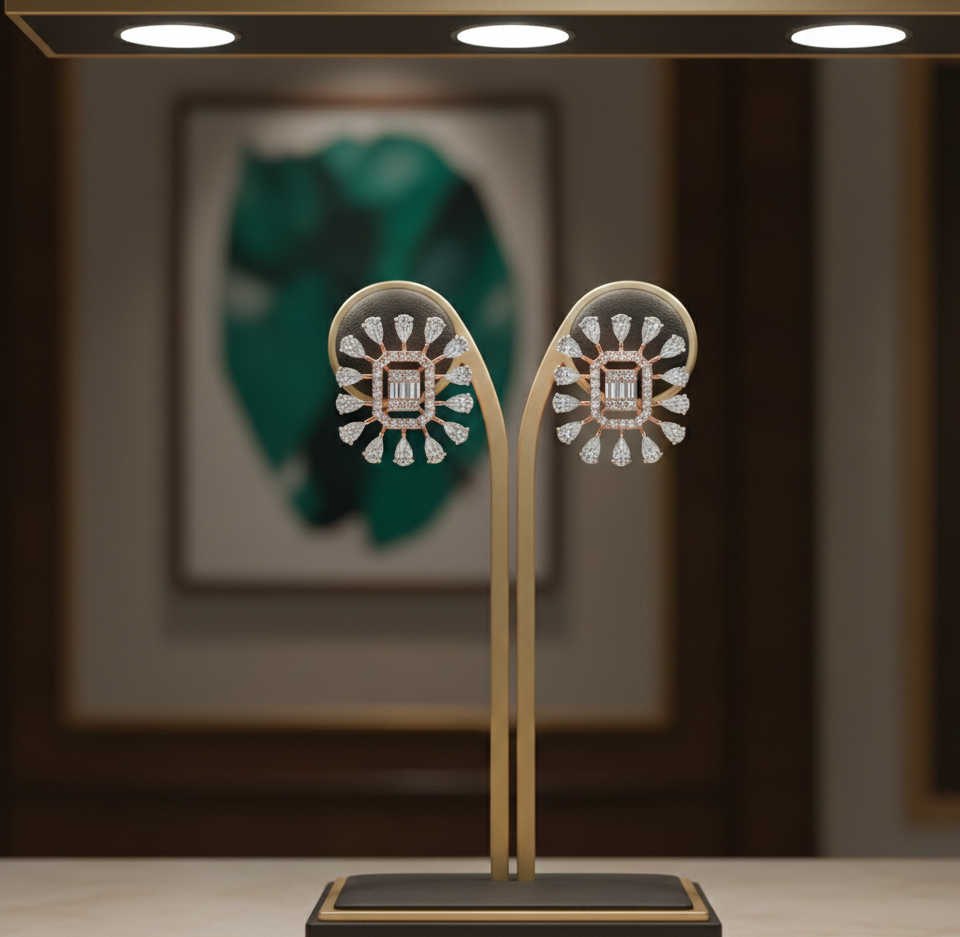 Clarissa Diamond Earrings - 4