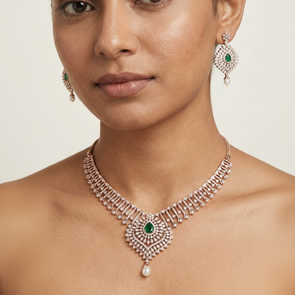 Eternal Diamond Elegance Necklace Set - 4