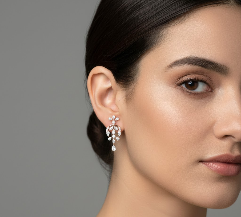 Celestial Charm Diamond Danglers - 3