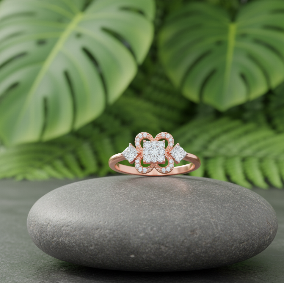 Legacy Quatrefoil Diamond Ring