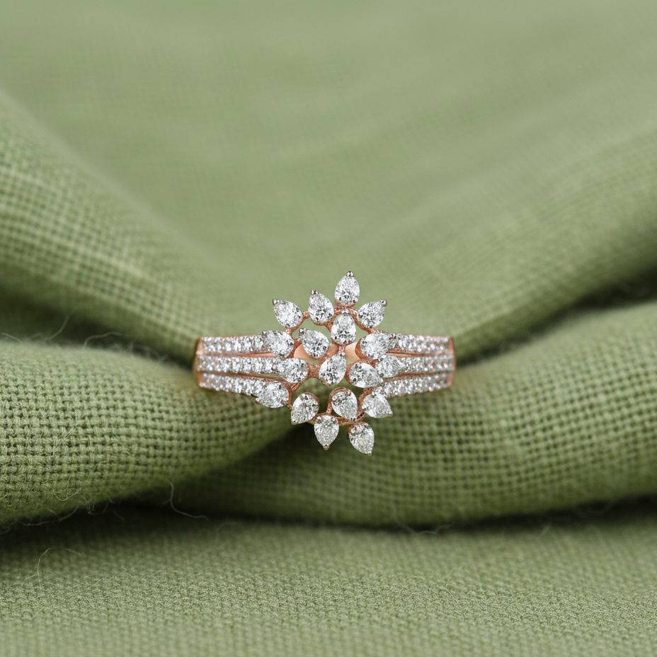 Queens Halo Diamond Ring
