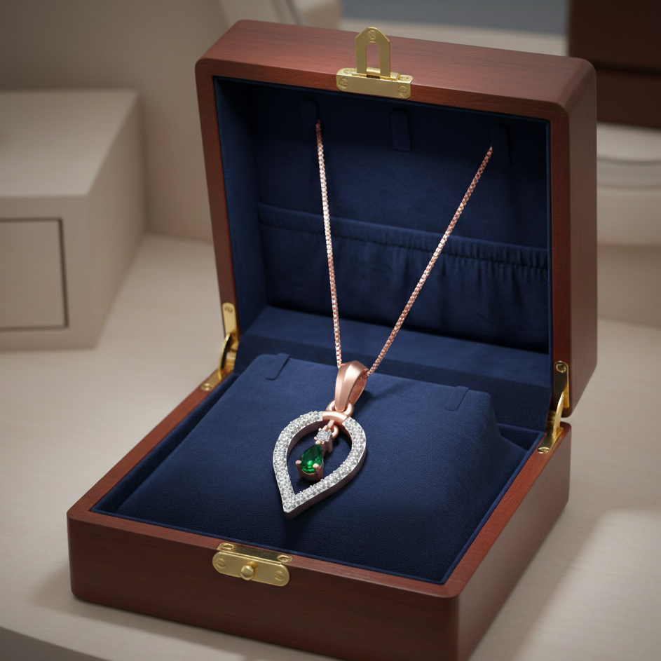 Regal Beam Diamond Pendant