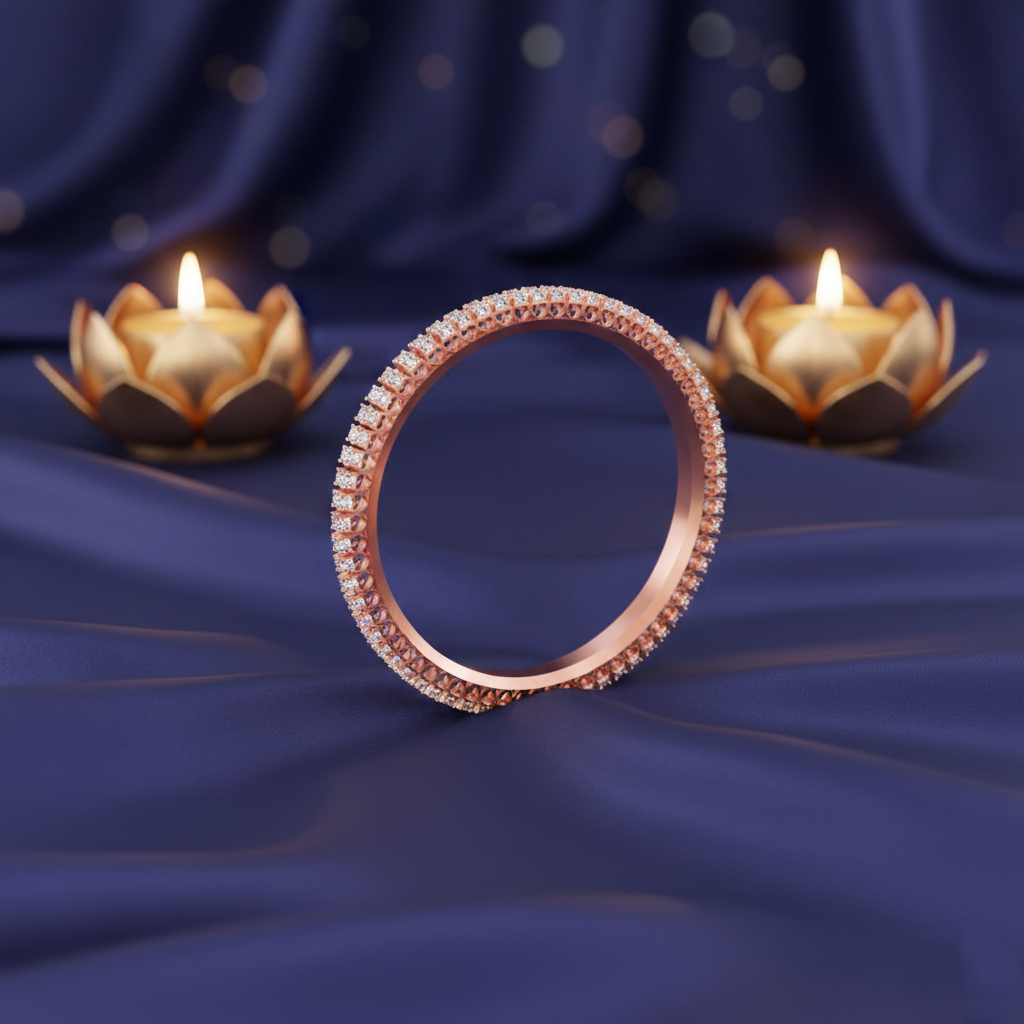Noble Grace Diamond Bangle