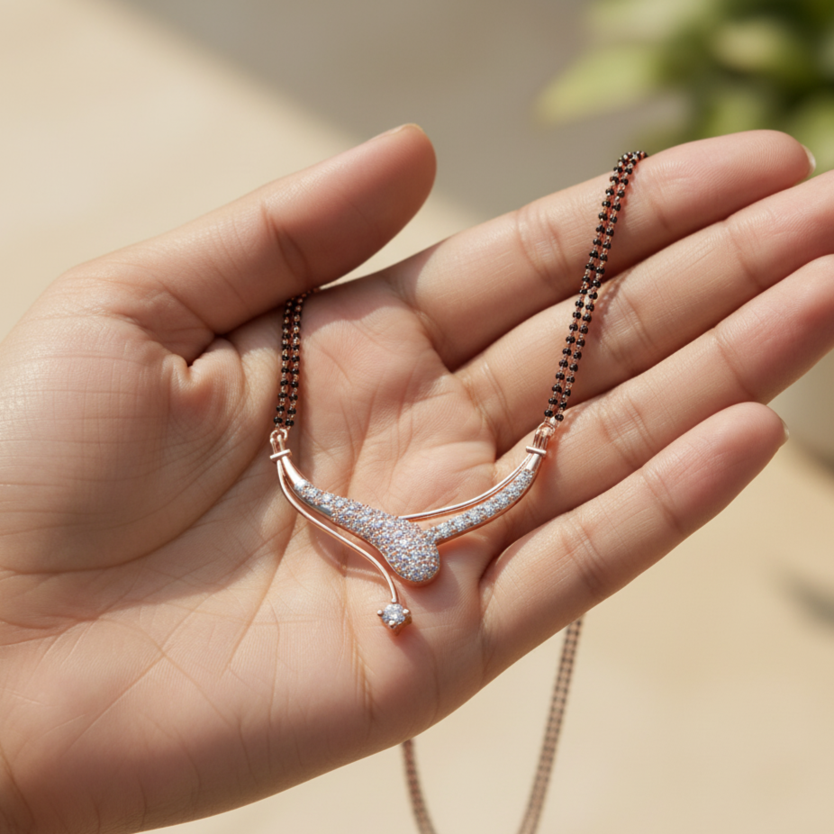 Luxury Gold Diamond Tanmaniya for Special Occasions - 3