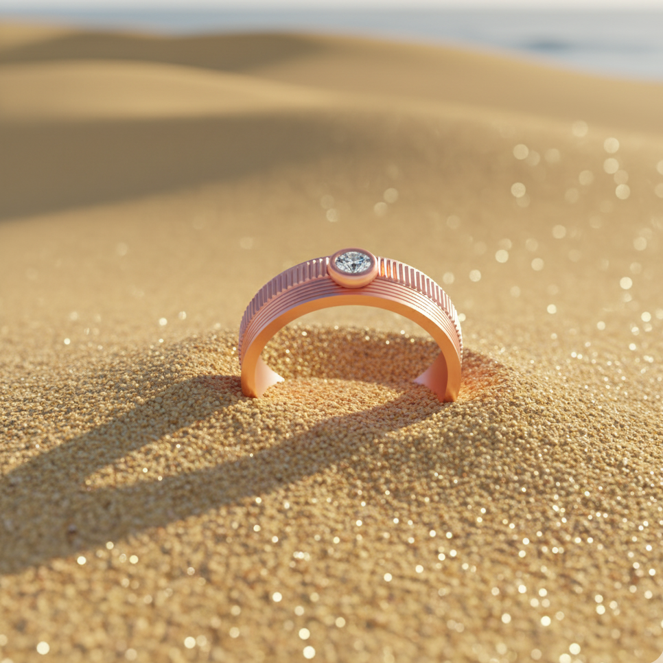 Bold Sovereign Diamond Gents Ring