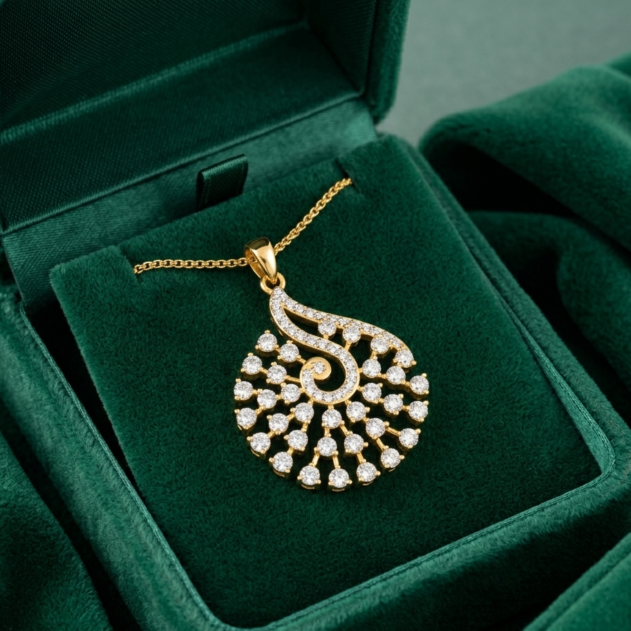 Diamond Garden Glow Pendant