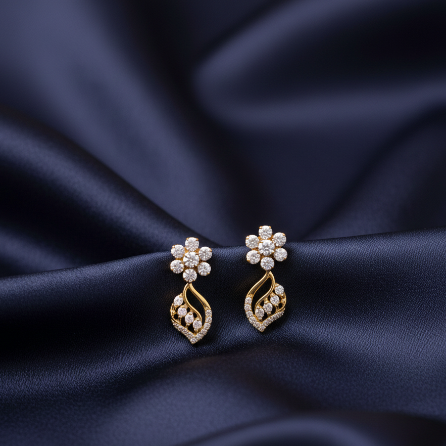 Luxury Inspired Diamond Stud Earrings