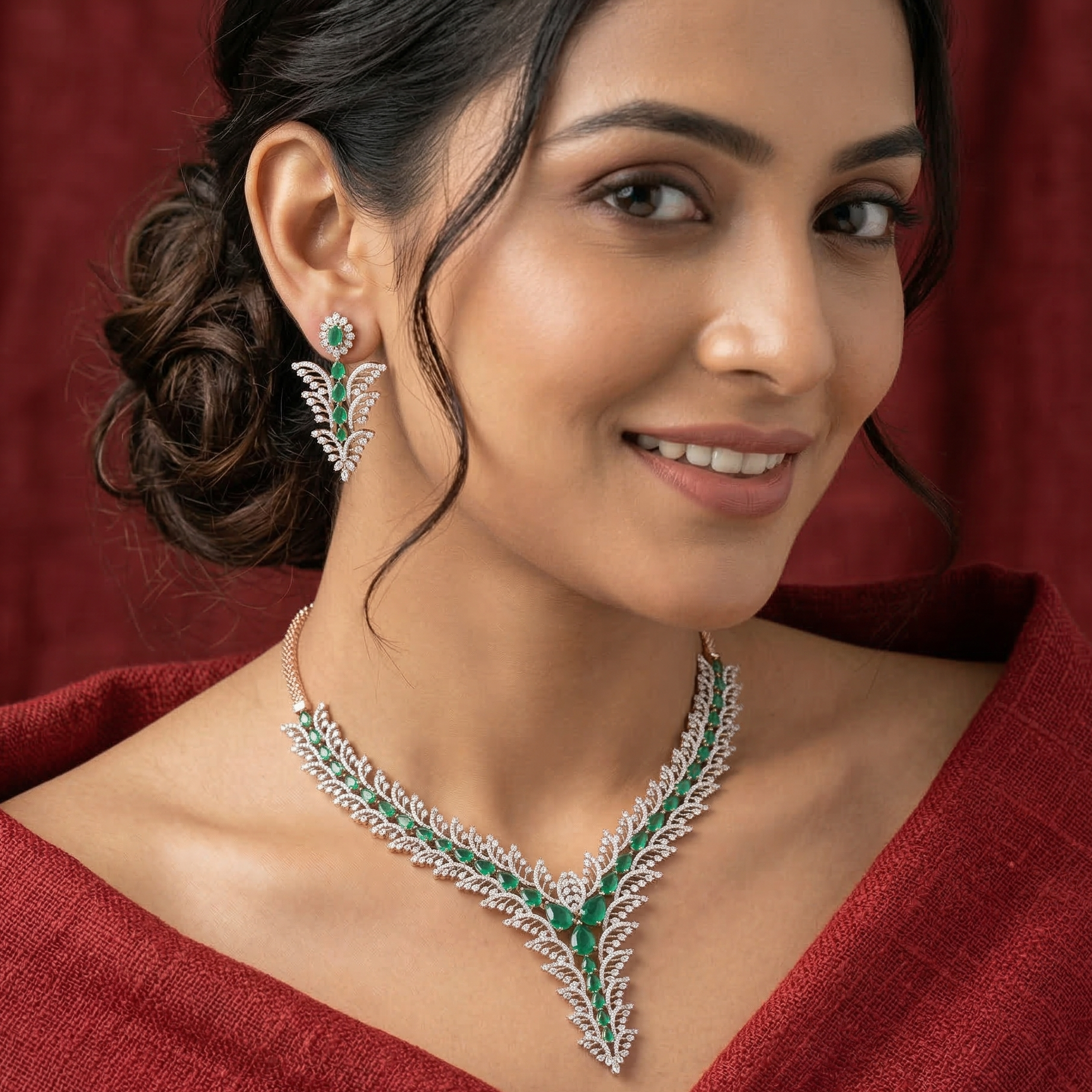 Classic Diamond Bridal Jewellery Set