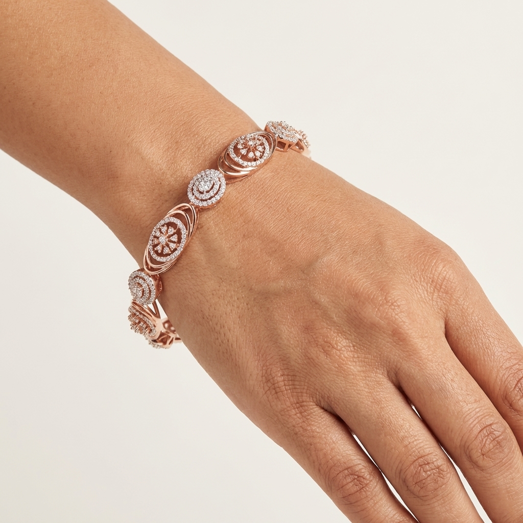 Opulent Grace Diamond Bangles