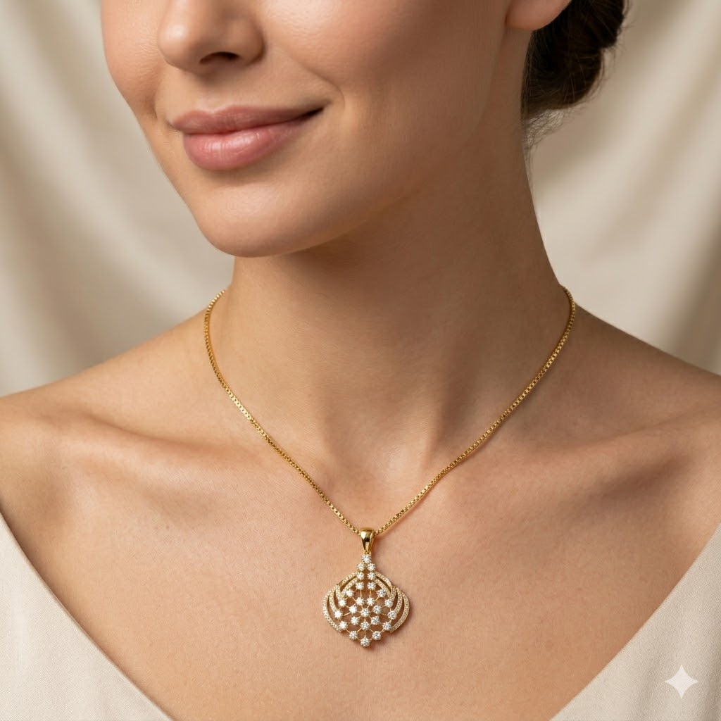 Diamond Bloom Radiance Pendant