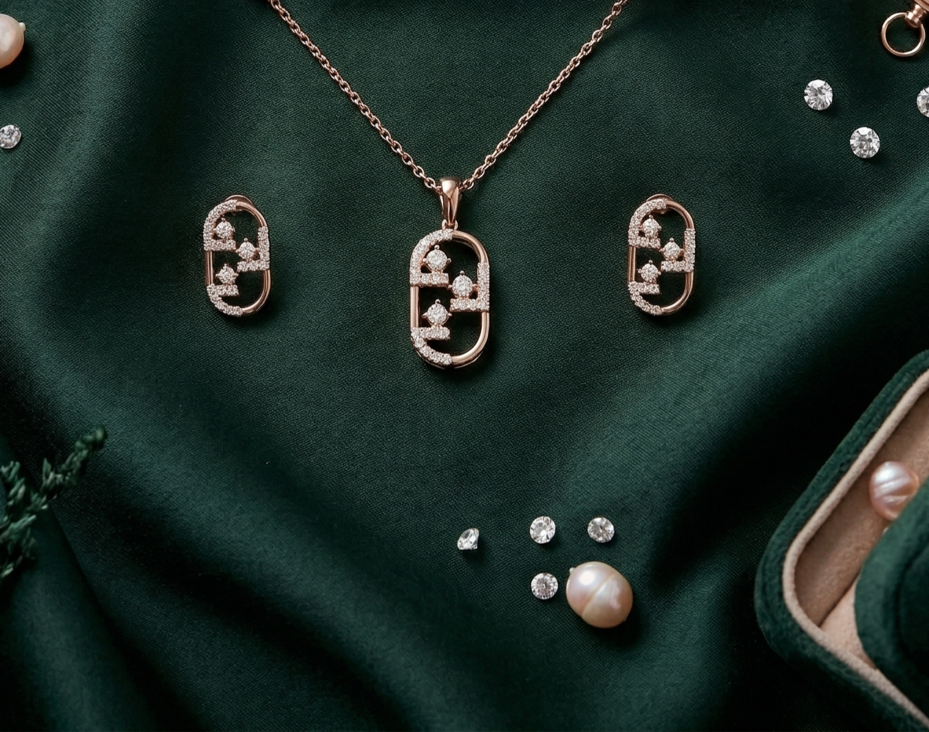Classic Brilliance Pendant Set