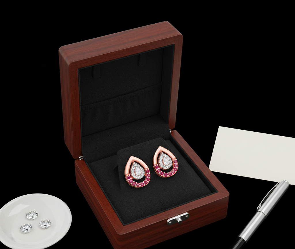 Classic Elegance Diamond Stud Earrings