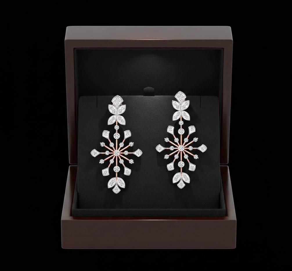 Supreme Glow Diamond Dangler Earrings