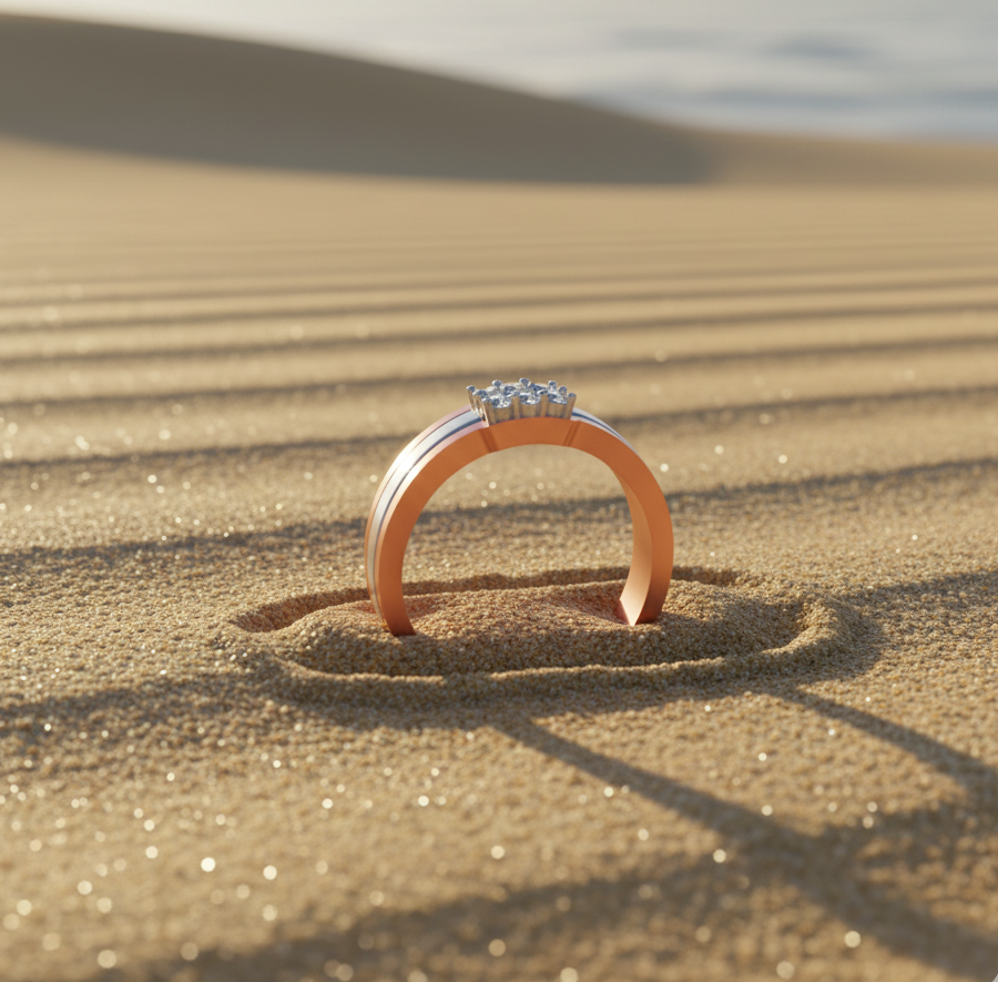 Regal Aura Diamond Gents Ring - 3